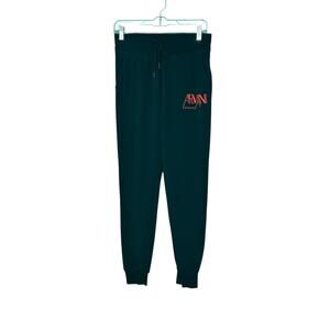 Armani Exchange black pull on sweat pants size Small
